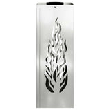 Solar LED Pathway Light 2 pcs Silver Galvanized Steel 879798