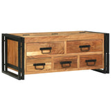 Coffee Table Brown 90 x 50 x 38 cm Solid Acacia Wood 4104725
