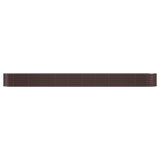 Garden Raised Bed Galvanised Steel 440x80x36 cm Brown 318935