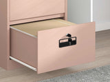 File Cabinet Pink 45.5 x 42 x 74.5 cm Cold-Rolled Steel 891611