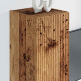TV Wall Cabinet 2 pcs Old Wood 30 x 31 x 80 cm Engineered Wood 892306