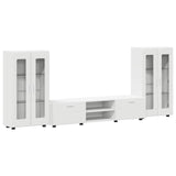 TV Cabinet Set with Drawer FLORIN 3 pcs White Engineered Wood 3397934
