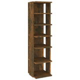 Shoe Racks 2 pcs Smoked Oak 27.5x27x102 cm Engineered Wood 815973