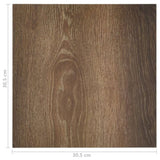 Self-adhesive Flooring Planks 55 pcs PVC 5.11 m Brown 324647