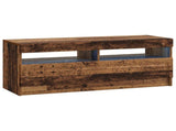 5 Piece LED TV Cabinet Old Wood Engineered Wood 3417011