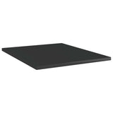 805199 Bookshelf Boards 8 pcs High Gloss Black 40x50x1,5 cm Engineered Wood