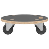 Transport Trolleys 2 pcs Round 38x11.5 cm 154892