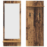 Wall-Mounted Coat Rack Old Wood 70 x 10 x 90 cm Engineered wood 874529