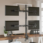 ZNTS Monitor Mount Black Steel VESA 75/100 mm 358004