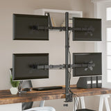 ZNTS Monitor Mount Black Steel VESA 75/100 mm 358004