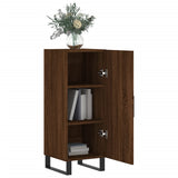 Sideboard Brown Oak 34.5x34x90 cm Engineered Wood 828571