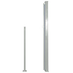 ZNTS Patio Retractable Side Awning 160x300 cm Grey 317884