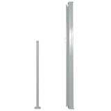 ZNTS Patio Retractable Side Awning 160x300 cm Grey 317884