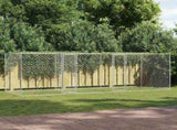 Dog Cage Silver 600 x 200 x 200 cm Galvanised Steel 3368312