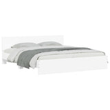 Bed Frame without Mattress White 160x200 cm 3207469