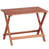 Dining Set Natural wood Solid eucalyptus wood Children's size 45585