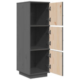 Highboard Grey 34x40x108.5 cm Solid Wood Pine 820169