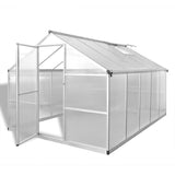 Reinforced Aluminium Greenhouse with Base Frame 7.55 m 41319