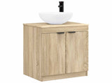 Bathroom Furniture Set Sonoma Oak Engineered Wood 3404206