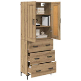 Highboard 2 pcs Artisan Oak 69.5 x 34 x 180 cm Engineered Wood 3415887