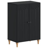 Shoe Cabinet ALKMAAR 59.5 x 39.5 x 90 cm Engineered Wood Black 896206