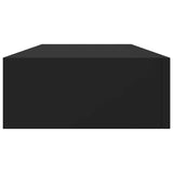 Wall-mounted Drawer Shelves 2 pcs Black 60x23.5x10cm MDF 330258