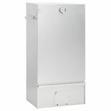 BBQ Oven Smoker with Table Galvanised Steel 3187618