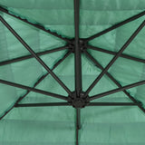 Garden Parasol with Steel Pole Green 269x269x235 cm 4005080