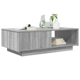 Coffee Table Grey Sonoma 95 x 55 x 31 cm Engineered Wood 8000185