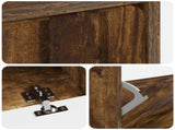 Shoe Cabinet ZWOLLE 78 x 24 x 103 cm Engineered Wood Smoked Oak 896440