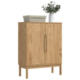 Sideboard FLORO Wax Brown 70 x 30 x 70.5 cm Solid Pine Wood 42011247