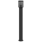 Outdoor Floor Lamps 3pcs Black 110cm Stainless Steel 4006364