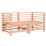 Corner Sofas with Cushions 2 pcs Solid Wood Douglas 825686