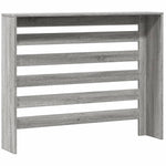 ZNTS Radiator Cover Grey Sonoma 104x20x82 cm Engineered Wood 852695