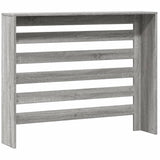 ZNTS Radiator Cover Grey Sonoma 104x20x82 cm Engineered Wood 852695