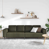 Sofa Set Army green Faux suede leather 3335111