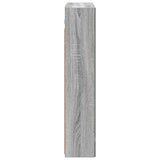 Bathroom Mirror Cabinet Grey Sonoma 60 x 14.5 x 70 cm 889060