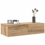 Wall Shelf with Drawers Artisian Oak 60x26.5x15 cm Engineered Wood 859976
