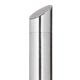 ZNTS Garden Shower with Grey Base 225 cm Stainless Steel 3070785