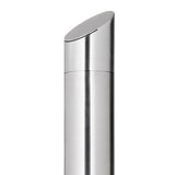 Garden Shower with Grey Base 225 cm Stainless Steel 3070785