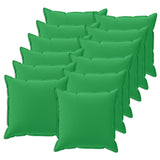 Cushion with Pillow HOUTEN 12 pcs Green Polyester 934836