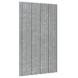 Roof Panels 12 pcs Galvanised Steel Silver 80x45 cm 317209
