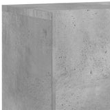 4 Piece TV Wall Units Concrete Grey Engineered Wood 3216431