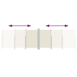 Retractable Side Awning Cream 180x600 cm 318001