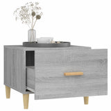 Coffee Tables 2 pcs Grey Sonoma 50x50x40 cm Engineered Wood 817534