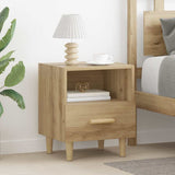 Bedside Cabinet with Drawer 2 pcs Artisan Oak 40 x 35 x 47 cm 880586