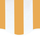 Replacement Fabric for Awning Yellow and White 6x3.5 m 311944