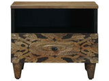 Bed cabinet 2 pcs Brown 40 x 33 x 46 cm Solid Mango Wood 4018339