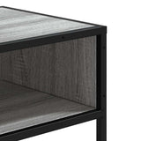 Console Table Grey Sonoma 90x35x80 cm Engineered Wood 849172
