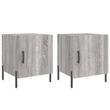 Bedside Cabinets 2 pcs Grey Sonoma 40x40x50 cm Engineered Wood 827593